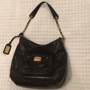 Badgley Mischka Black Leather Purse